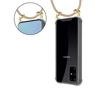 Samsung Galaxy S20 PLUS Skal Fodral Kedja (Brun)