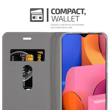 Samsung Galaxy A21 Plånboksfodral Skal (Blå)