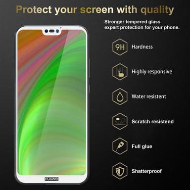 Huawei P20 LITE 2018 / NOVA 3E 3x Skyddsglas Skyddsfilm
