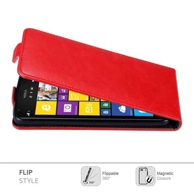 Nokia Lumia 1520 Flipfodral Skal (Röd)