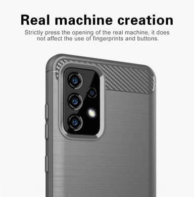 Samsung Galaxy A72 4G / 5G Skal Fodral Case (Grå)