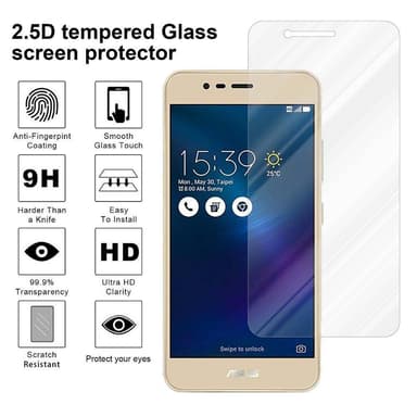 Asus ZenFone 3 MAX (5.2 tum) Skyddsglas Skyddsfilm