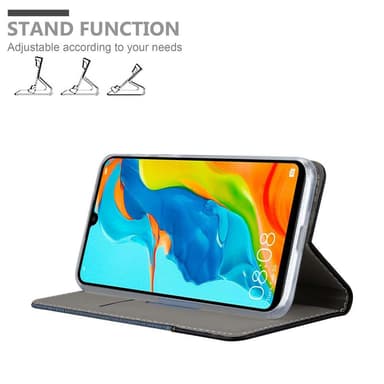 Huawei P30 LITE Plånboksfodral Skal (Blå)