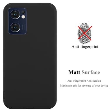 Skal Oppo FIND X5 LITE / Reno7 5G Fodral Case (Svart)