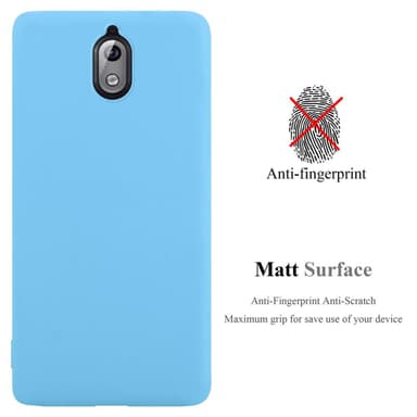 Skal Nokia 3.1 Fodral Case (Blå)
