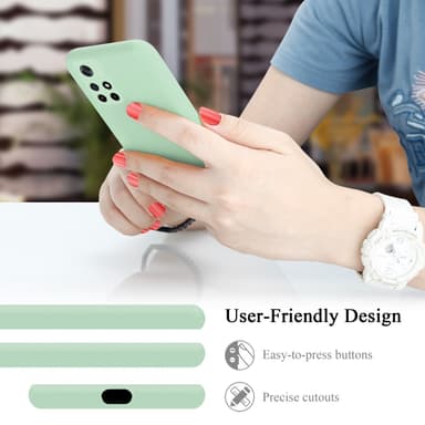 Xiaomi POCO M4 PRO 5G Skal Fodral Case (Grön)