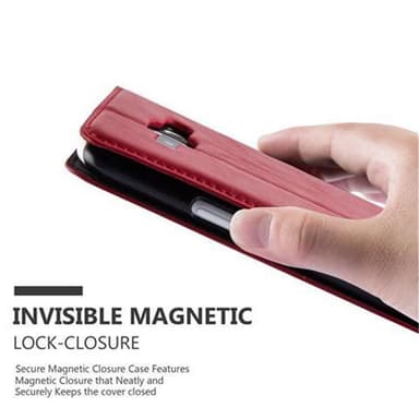 Samsung Galaxy J1 2015 Skal Fodral Case (Röd)