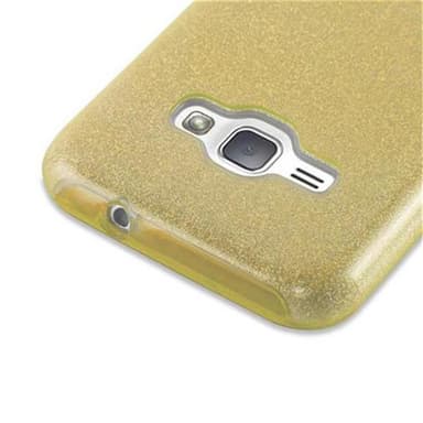 Samsung Galaxy J1 2016 Skal Fodral Case (Guld)