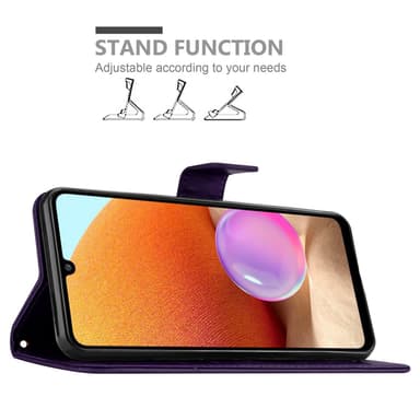 Samsung Galaxy A32 4G Plånboksfodral Skal (Lila)