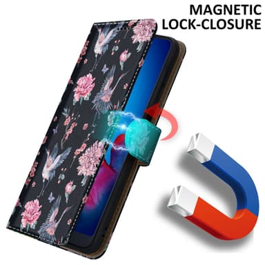 Huawei P20 Plånboksfodral Skal (Svart)
