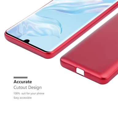 Skal Huawei P30 PRO Fodral Case (Röd)