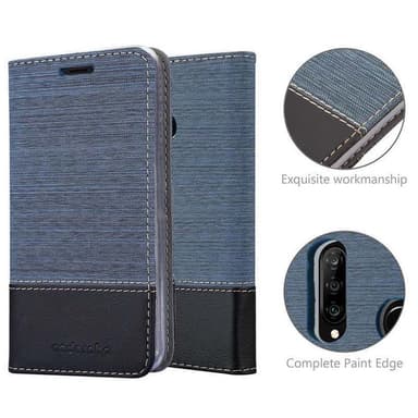 Huawei P30 LITE Plånboksfodral Skal (Blå)