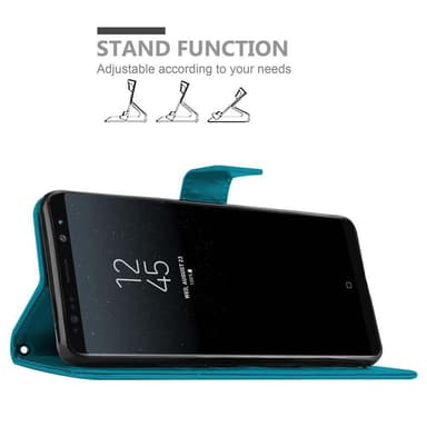 Samsung Galaxy NOTE 8 Plånboksfodral Skal (Blå)