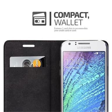Samsung Galaxy J1 2015 Skal Fodral Case (Röd)