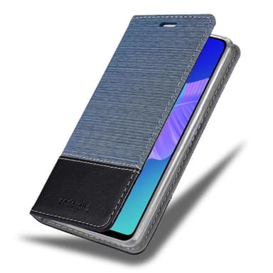 Huawei P40 LITE E Plånboksfodral Skal (Blå)