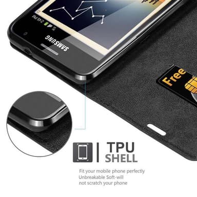 Samsung Galaxy NOTE 1 Skal Fodral Case (Svart)