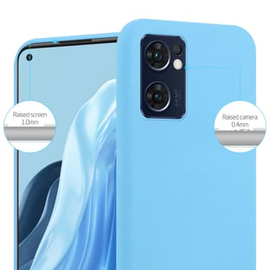 Skal Oppo FIND X5 LITE / Reno7 5G Fodral Case (Blå)