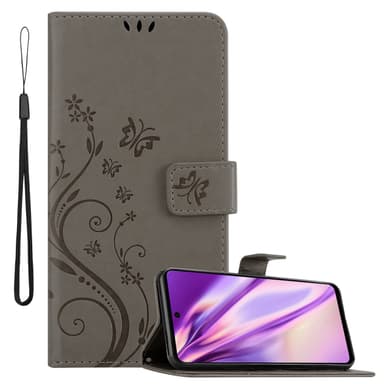 Motorola MOTO G200 5G Plånboksfodral Skal (Grå)