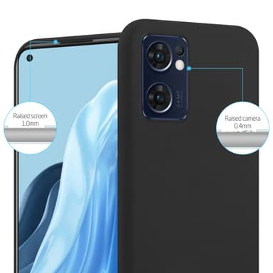 Skal Oppo FIND X5 LITE / Reno7 5G Fodral Case (Svart)