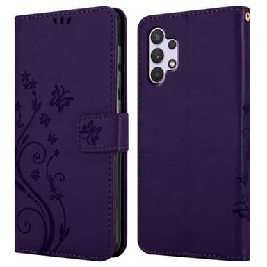 Samsung Galaxy A32 4G Plånboksfodral Skal (Lila)