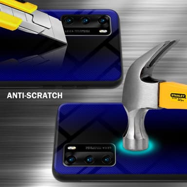 Huawei P40 Skal Fodral Case (Lila)