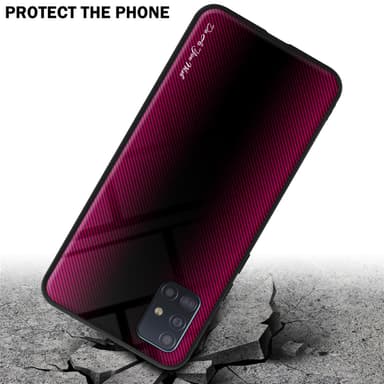 Samsung Galaxy A51 4G / M40s Skal Fodral Case (Rosa)