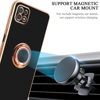 Samsung Galaxy A22 5G Skal Fodral Case (Svart)