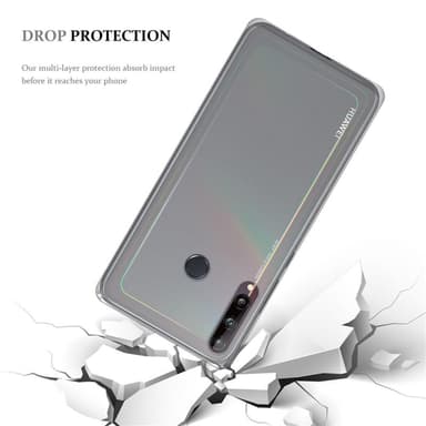 Huawei P40 LITE E Skal Fodral Case (Transparent)