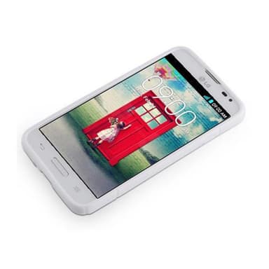 LG L70 (1. SIM) Skal Fodral Case (Vit)