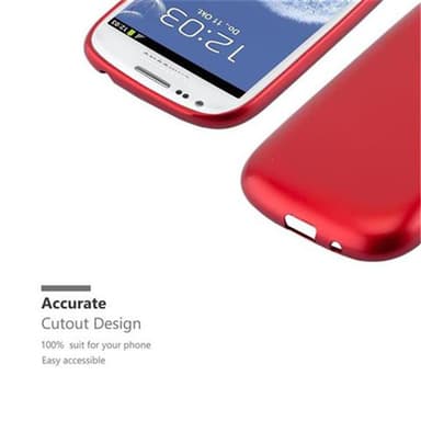 Skal Samsung Galaxy S3 MINI Fodral Case (Röd)