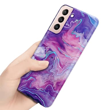 Samsung Galaxy S21 5G Plånboksfodral Skal (Lila)