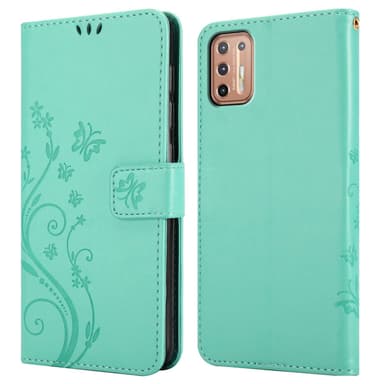 Motorola MOTO G9 PLUS Plånboksfodral Skal (Turkos)
