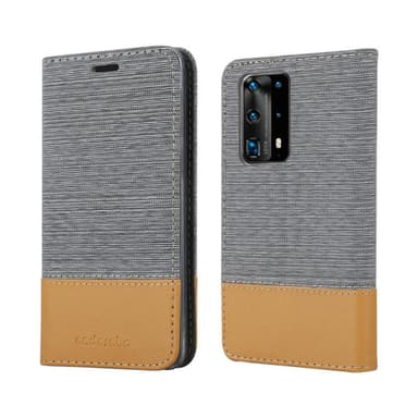 Huawei P40 PRO / P40 PRO+ Plånboksfodral Skal (Grå)