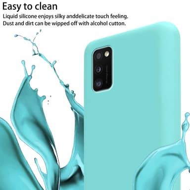 Samsung Galaxy A51 4G / M40s Skal Fodral Kedja (Turkos)
