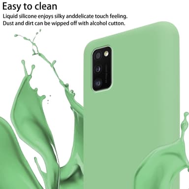 Samsung Galaxy A51 4G / M40s Skal Fodral Kedja (Grön)
