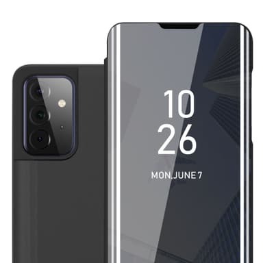 Samsung Galaxy A72 4G / 5G Plånboksfodral Skal (Svart)