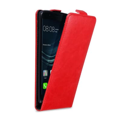 Huawei P9 PLUS Flipfodral Skal (Röd)