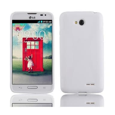 LG L70 (1. SIM) Skal Fodral Case (Vit)