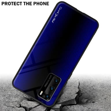 Huawei P40 Skal Fodral Case (Lila)