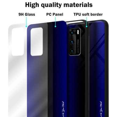 Huawei P40 Skal Fodral Case (Lila)
