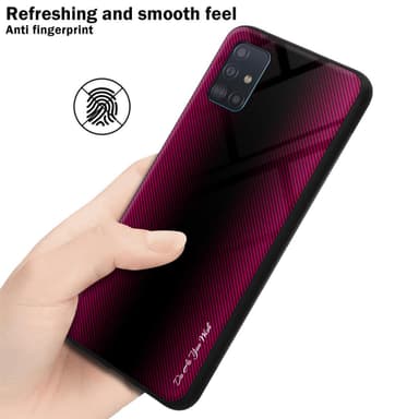 Samsung Galaxy A51 4G / M40s Skal Fodral Case (Rosa)