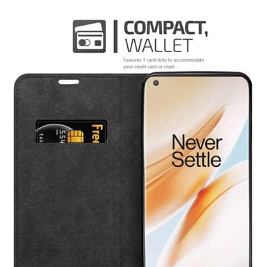 OnePlus 8 PRO Skal Fodral Case (Brun)