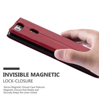 Huawei P9 Skal Fodral Case (Röd)