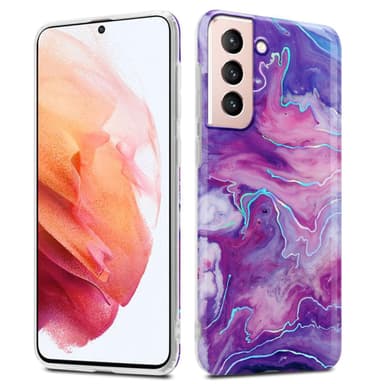 Samsung Galaxy S21 5G Plånboksfodral Skal (Lila)