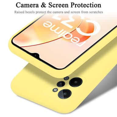 Realme C31 Skal Fodral Case (Gul)