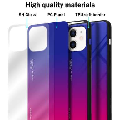 iPhone 12 MINI Skal Fodral Case (Svart)