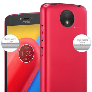 Motorola MOTO C PLUS Skal Fodral Case (Röd)