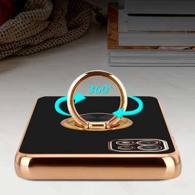 Samsung Galaxy A22 5G Skal Fodral Case (Svart)