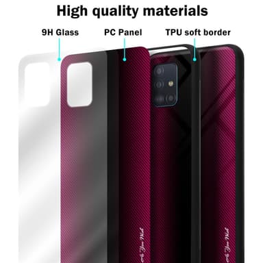 Samsung Galaxy A51 4G / M40s Skal Fodral Case (Rosa)