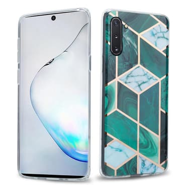 Samsung Galaxy NOTE 10 Plånboksfodral Skal (Grön)